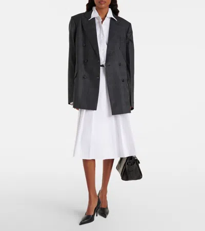 Prada Virgin Wool Jacket In Black