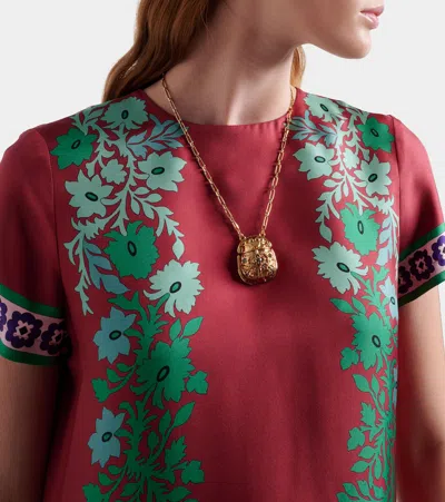 La Doublej Solid Ladybug Embellished Necklace In Gold