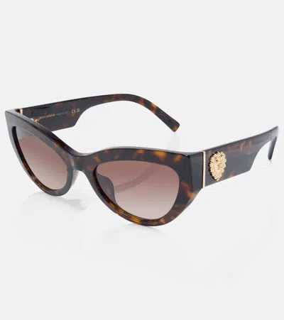 Dolce & Gabbana Devotion Cat-eye Sunglasses In Multi