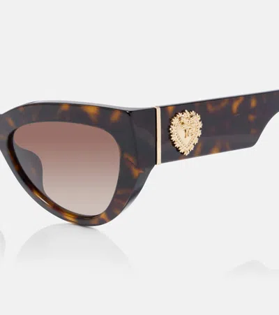 Dolce & Gabbana Devotion Cat-eye Sunglasses In Multi