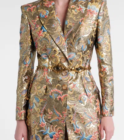 Etro Embellished Chain Belt In Multi