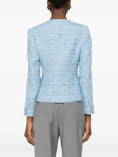 Tagliatore Jodie Buttoned Flap-pocket Jacket In Blue