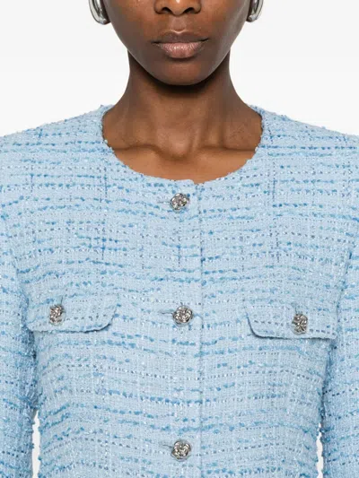 Tagliatore Jodie Buttoned Flap-pocket Jacket In Blue