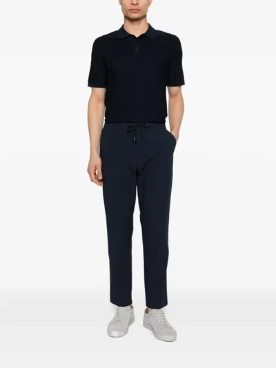 Alphatauri Pocas Drawstring Trousers In Blue