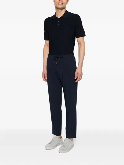Alphatauri Pocas Drawstring Trousers In Blue