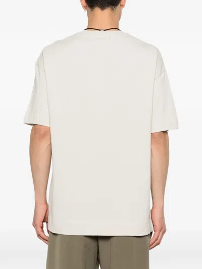 Samsoe & Samsoe Joel Logo-print T-shirt In Neutral