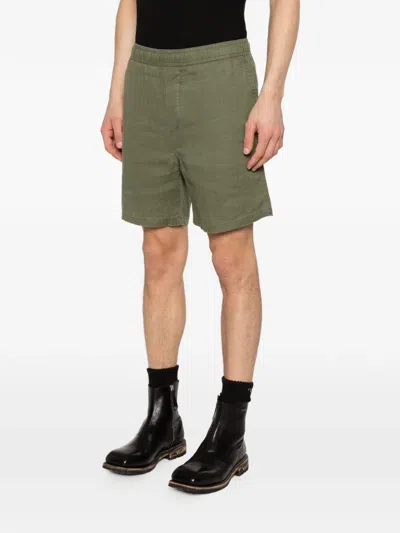 Samsoe & Samsoe Sajabari Elasticated Shorts In Green