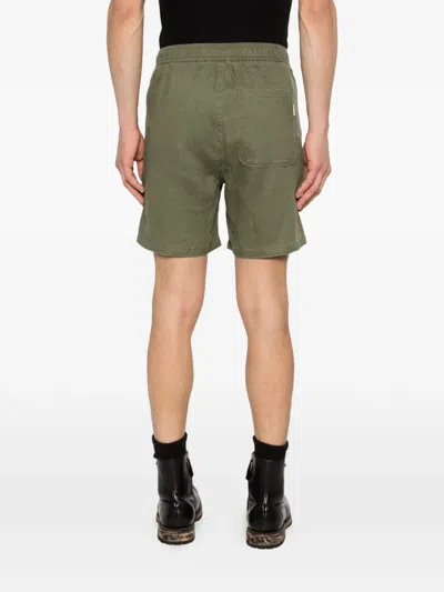 Samsoe & Samsoe Sajabari Elasticated Shorts In Green