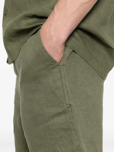 Samsoe & Samsoe Sajabari Elasticated Shorts In Green