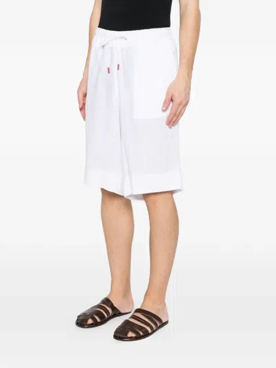 Kiton Drawstring-fastening Shorts In White