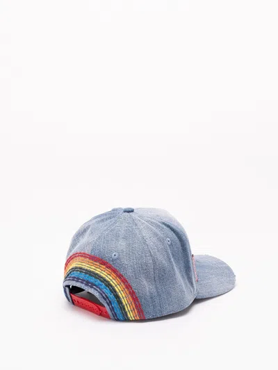 Dsquared2 Men Baseball Cap In Blue