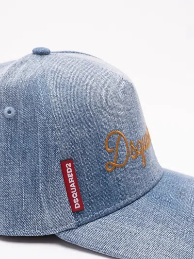 Dsquared2 Men Baseball Cap In Blue
