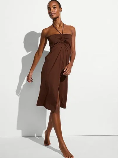 Victoria's Secret Swim Beachwear Convertible Dress In Brown
