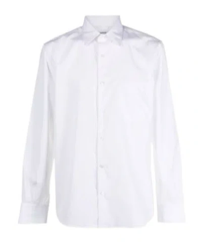 Aspesi Straight-point Collared Buttoned Shirt In White
