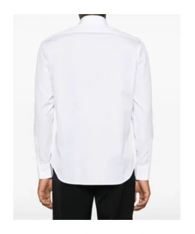 Aspesi Straight-point Collared Buttoned Shirt In White