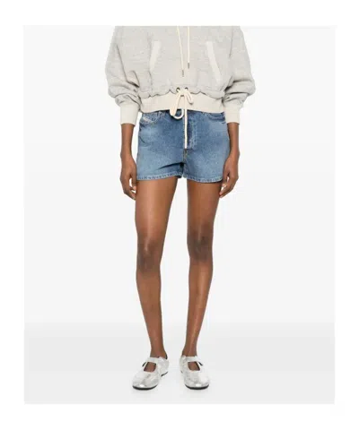 Diesel Five-pockets Short In Blue