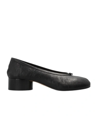 Maison Margiela Women Black Anatomic Ballet Flats, 5.5 Luxury Loafers & Drivers For Women Darveys In Multi