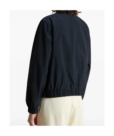 Woolrich Summer Bomber Jacket In Black