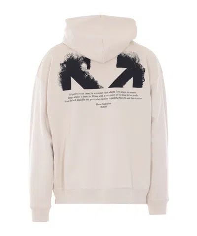 Off-white Long-sleeved Sweatshirt In Neutral