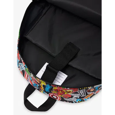 Smiggle Black Marvel Classic Backpack In Black