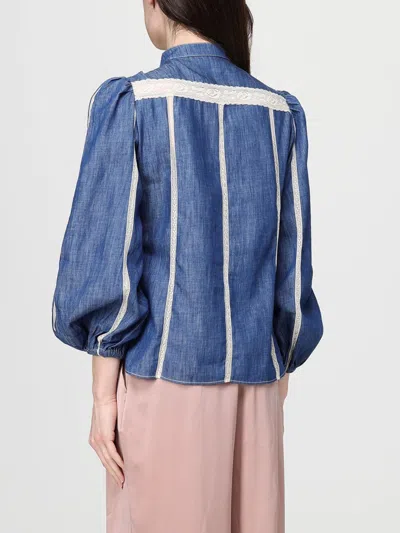 Zimmermann Elegant High Neckline Button-down Top Size 0 In Multi