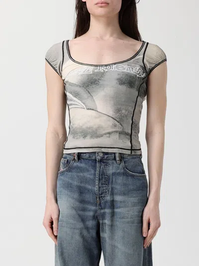 Diesel Graphic-print T-shirt In Blue