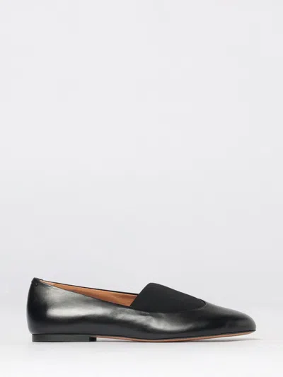 Jil Sander Calf Leather Slip-on Flat In Black