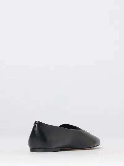 Jil Sander Calf Leather Slip-on Flat In Black