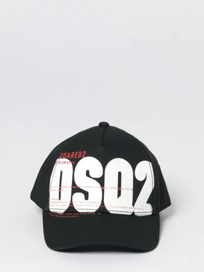 Dsquared2 Baseball Cap With Dsq2 Logo In Black