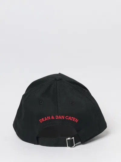 Dsquared2 Baseball Cap With Dsq2 Logo In Black