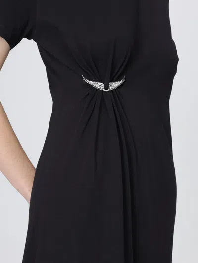 Zadig & Voltaire Raja Wings-motif Maxi Dress In Brown