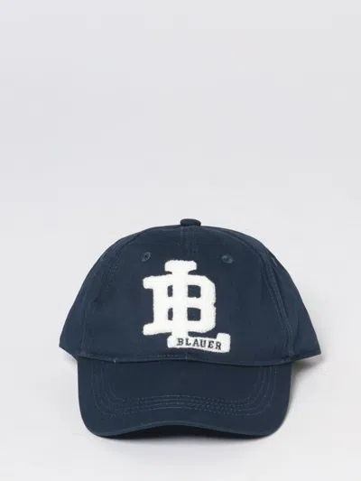 Blauer Hat Men  In Metallic