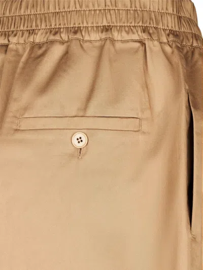 Weekend Max Mara Elasticated Pleated Trousers In Brown