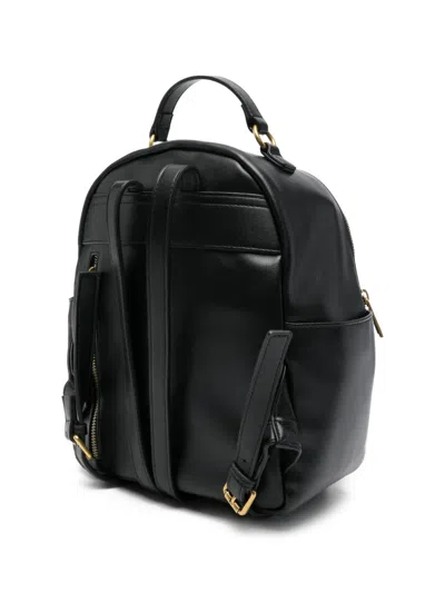 Just Cavalli Snake-appliqué Backpack In Black