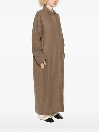 Ruohan Elm Penrhyn Collared Coat In Pattern