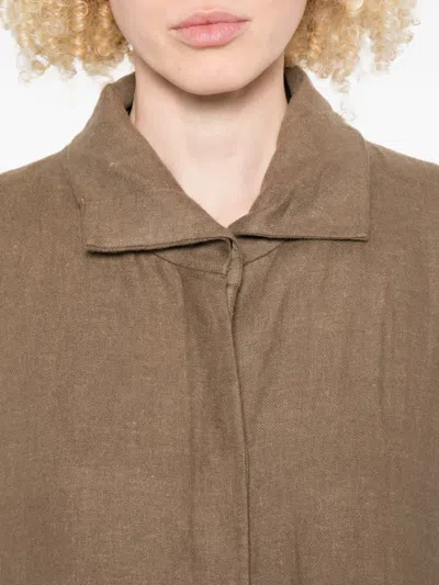 Ruohan Elm Penrhyn Collared Coat In Pattern