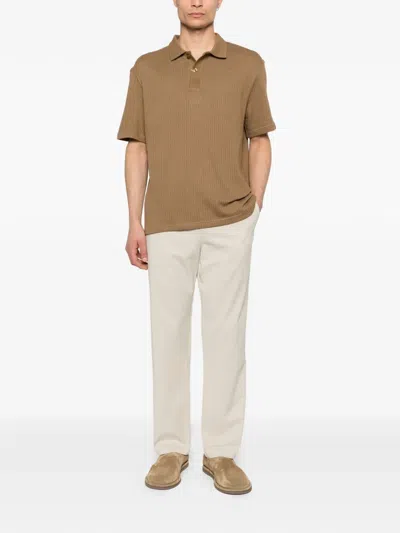 Samsoe & Samsoe Sajase Button Knitted Polo Shirt In Pattern