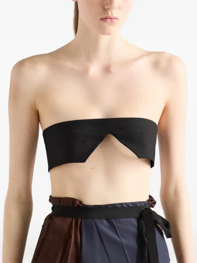 Prada Wool Top In Pattern