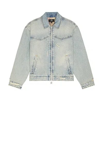 Represent Buttoned Denim Jacket In Blue