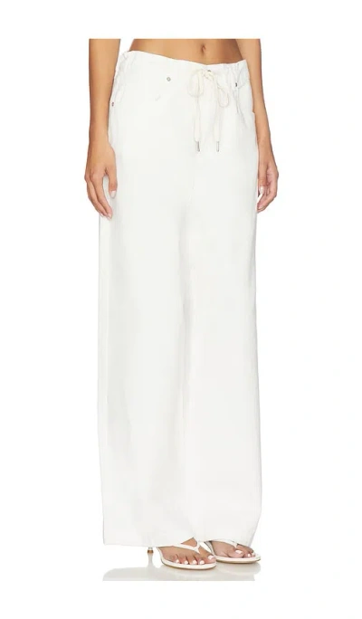 Blanknyc Drawstring Jeans In White