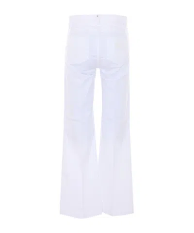 Liu •jo Button Five-pocket Jeans In White