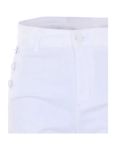 Liu •jo Button Five-pocket Jeans In White