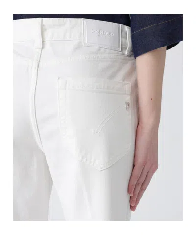 Dondup Belt Loop Jeans In White