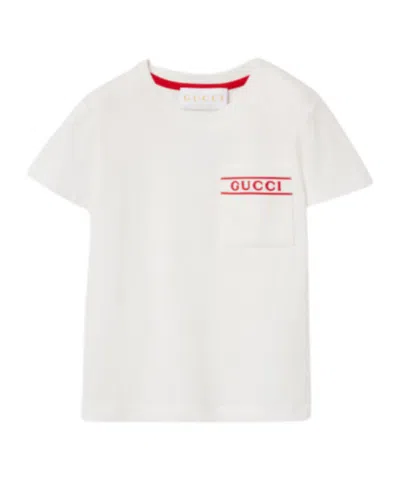Gucci Baby Cotton T-shirt In White