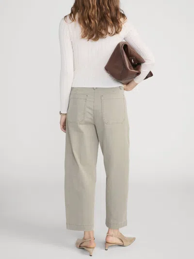 Frame The Ranger Crop Wide Leg Utility Pants In Green