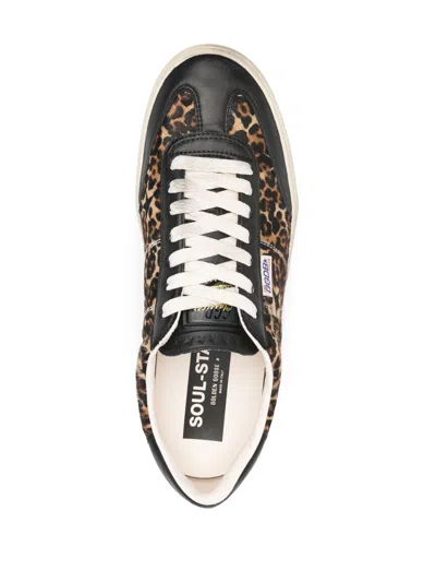 Golden Goose Soul Star Genuine Calf Hair Sneaker In Multi