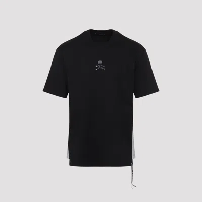 Mastermind Japan Side Panel Mini Short Sleeve Tee In Black