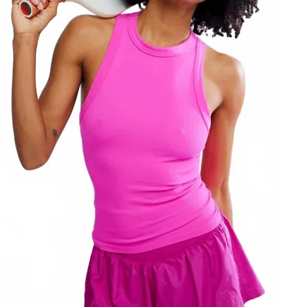Free People Dynamite Tank Top In Fuchsia Flirt In Pink
