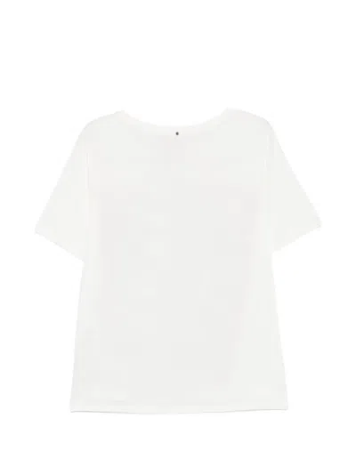 Marina Rinaldi Patterned T-shirt In White