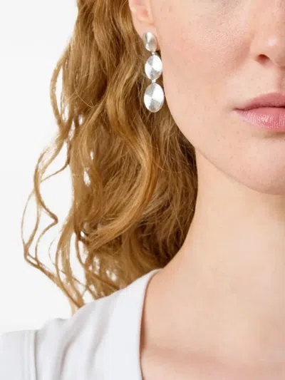 Lie Studio The Ruby Silver Earrings In Silver